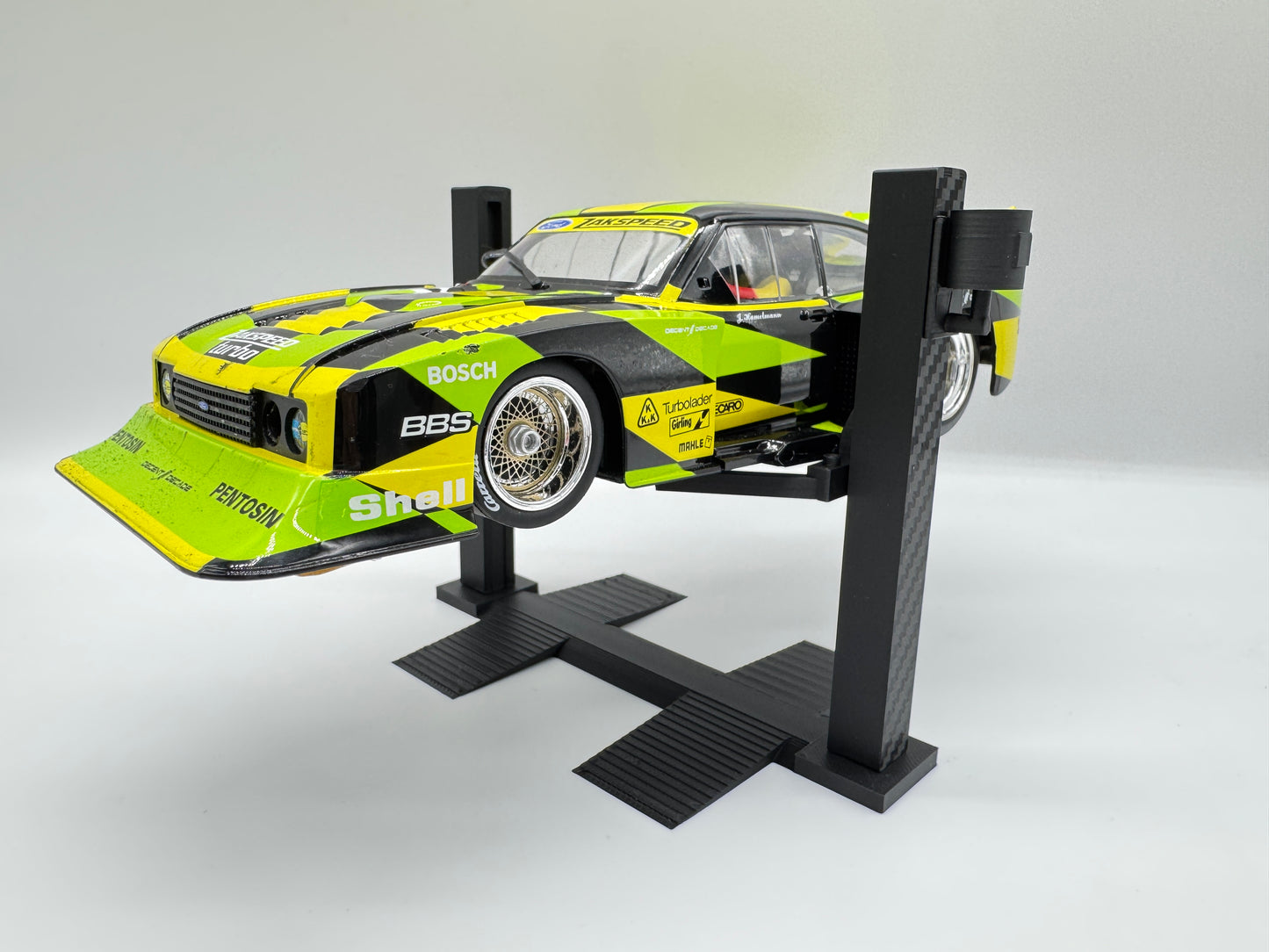 SlotCar Carrera Bausatz Hebebühne Lift Wagenheber Rennbahn-Dekoration Diorama Modellbau Slot Car Stand Ständer 124 1:24
