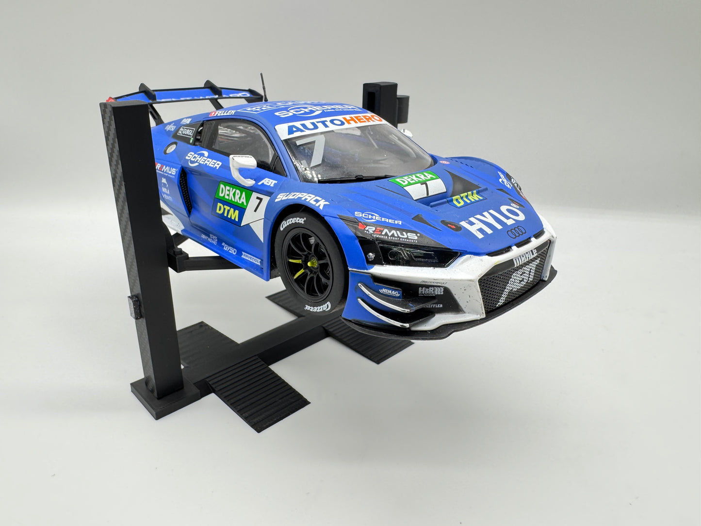 SlotCar Carrera Bausatz Hebebühne Lift Wagenheber Rennbahn-Dekoration Diorama Modellbau Slot Car Stand Ständer 124 1:24