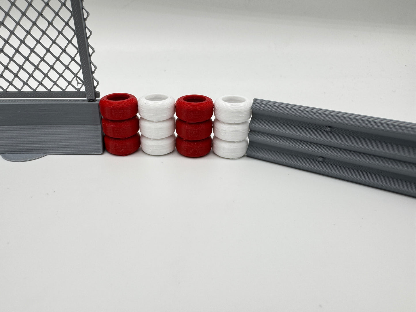 Carrera Hybrid 1:50 Leitplanke 10x Rennbahn-Dekoration Deko Diorama Boxenmauer Absperrung