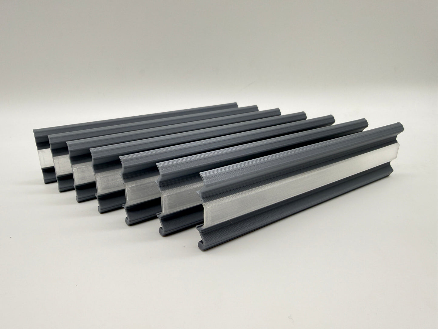 Slotcar Carrera Leitplanke Schutzplanke 1m Bande für LED Beleuchtung Rennbahn-Dekoration Bahndeko Modellbau Slot Car Diorama 124 132