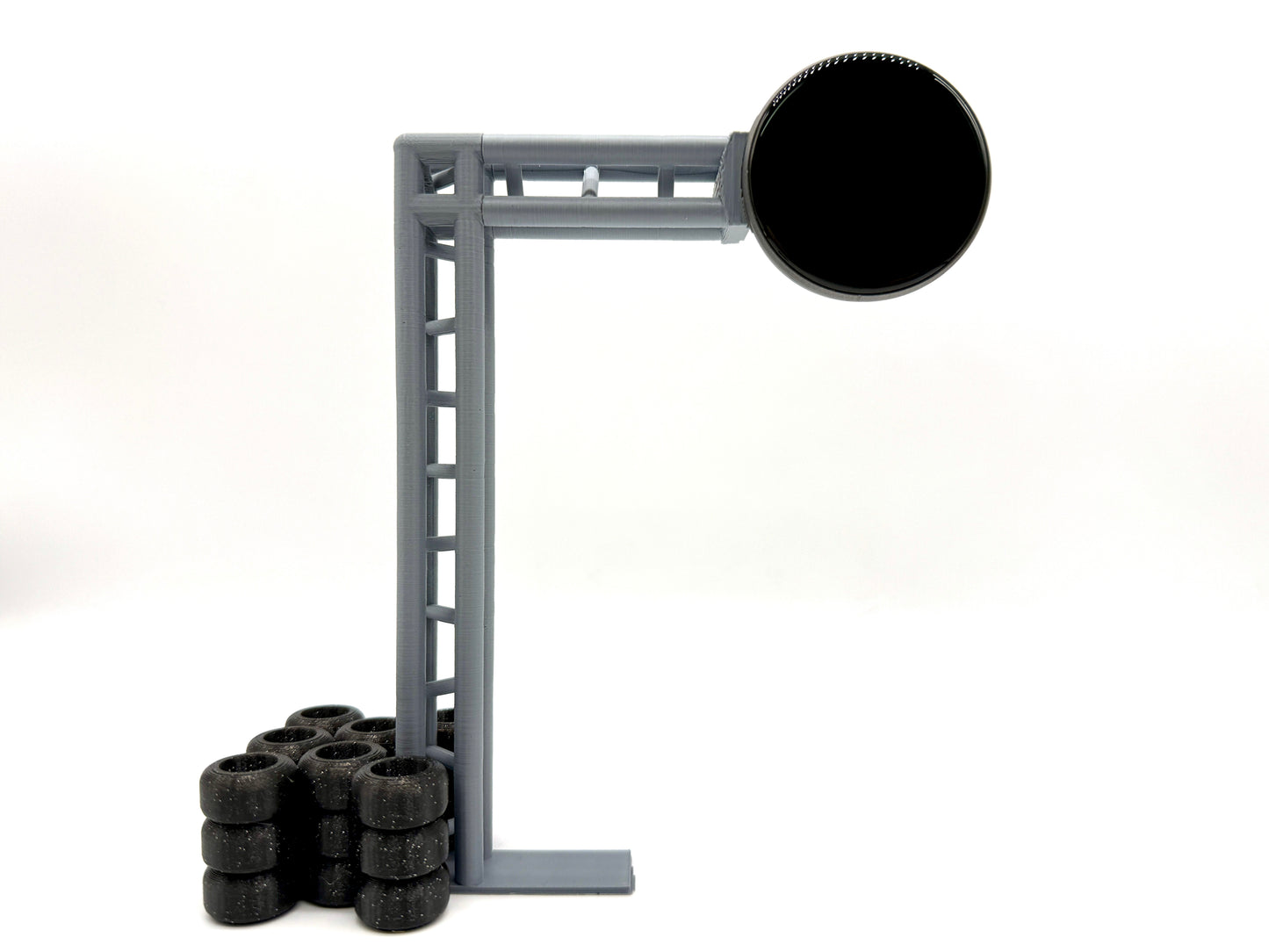 Slotcar Carrera OLED Schild Rund Bahndeko Werbetafel Infoschild Slot Car 124 132