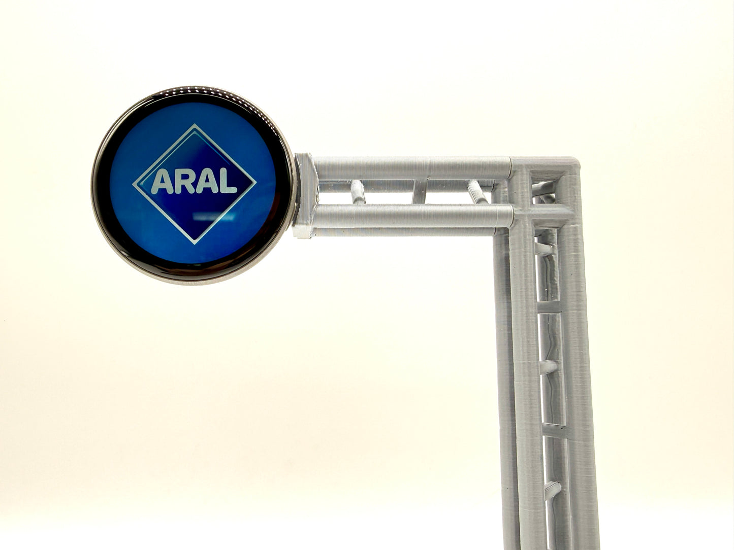 Slotcar Carrera OLED Schild Rund Bahndeko Werbetafel Infoschild Slot Car 124 132