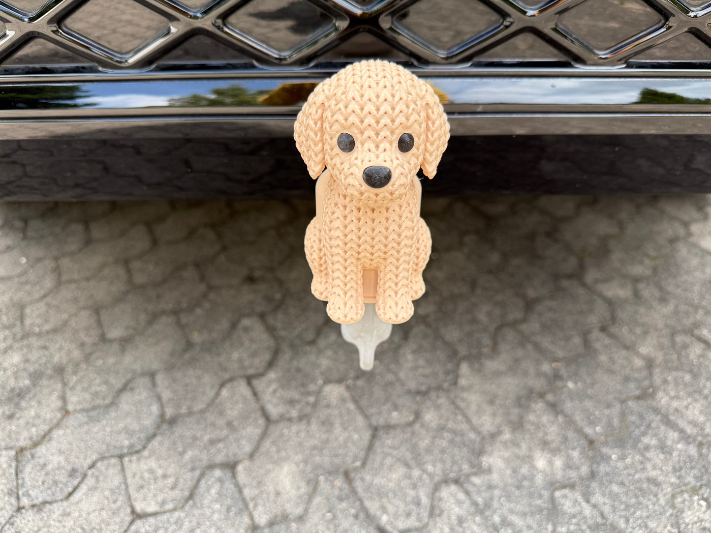 Kappe AHK Anhängerkupplung Abdeckung Kugelkopf Schutzkappe Abdeckkappe Cover Tow Ball Cover für Auto Quad Van Wohnmobil Transporter Kombi Trike SUV Camper - Golden Retriever