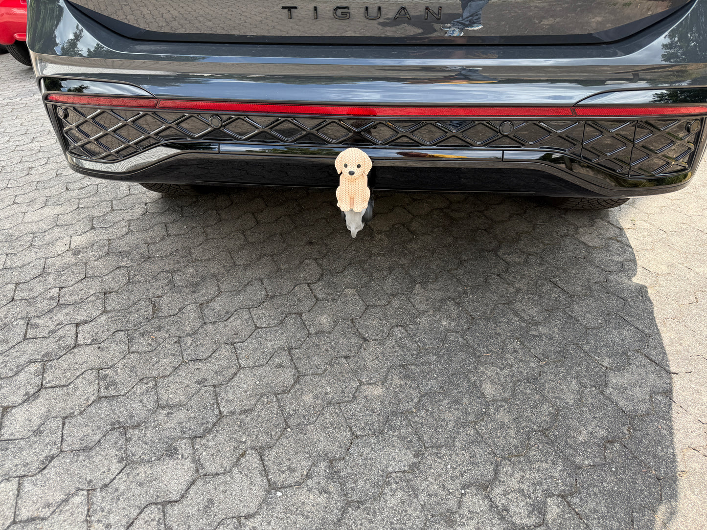 Kappe AHK Anhängerkupplung Abdeckung Kugelkopf Schutzkappe Abdeckkappe Cover Tow Ball Cover für Auto Quad Van Wohnmobil Transporter Kombi Trike SUV Camper - Golden Retriever