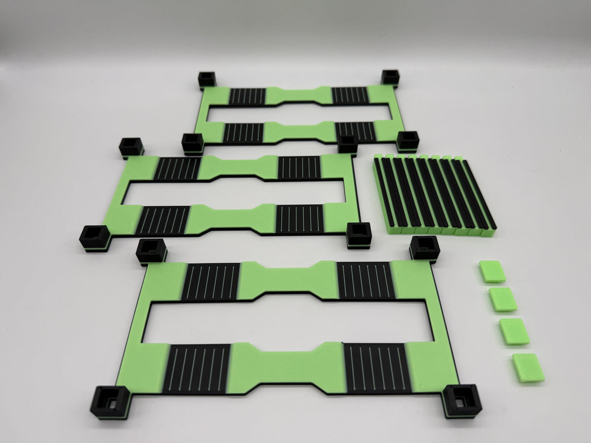 Auto Car Stand Ständer Display - Glow in the Dark - für Lego Speed Champions Stapelbar