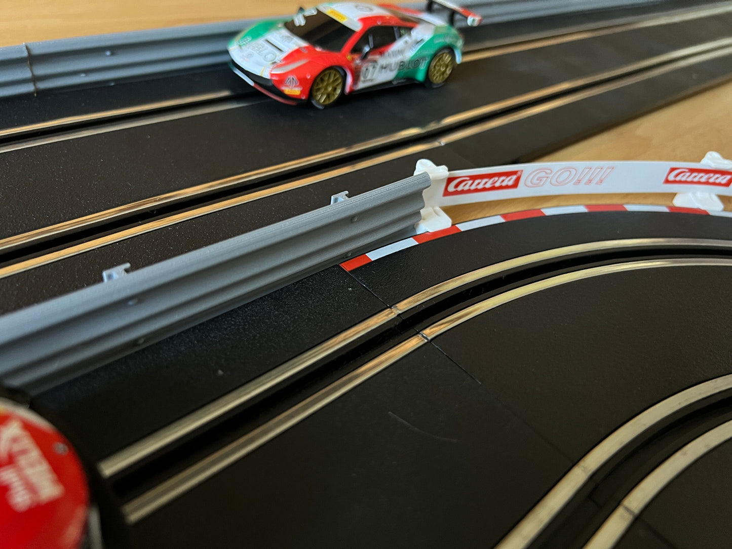 Slotcar Carrera Digital 143 Carrera Go Leitplanke 1:43 Rennbahn-Dekoration Bahndeko Slot Car Deko Diorama Sturmkind Drift Schutzplanke 10x