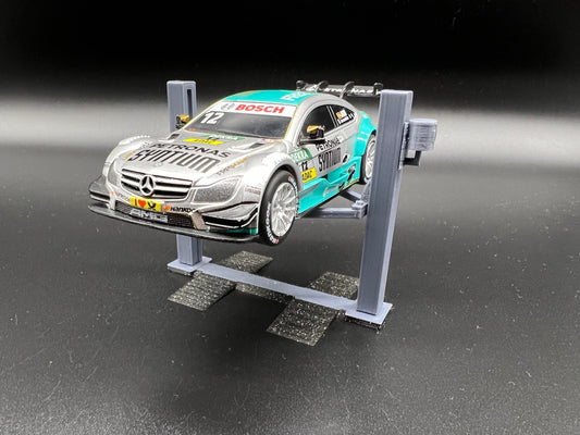 Slotcar Carrera Go Bausatz Hebebühne Lift Wagenheber Rennbahn-Dekoration Slot Car Diorama Modellbau Display Ständer 143 1:43