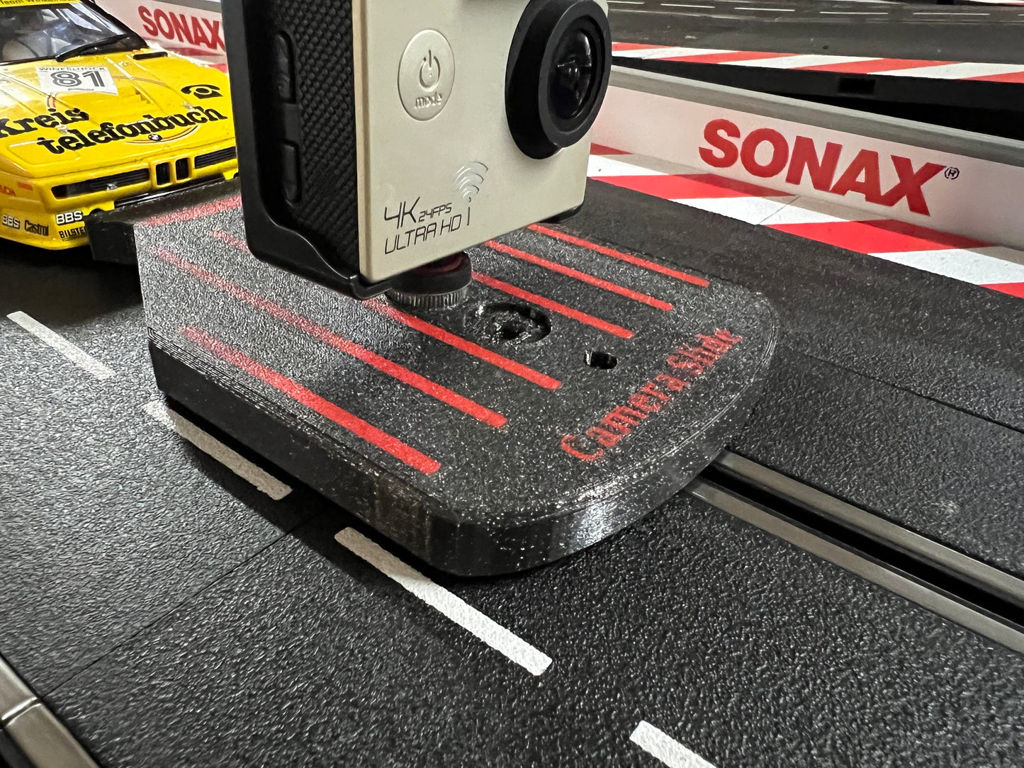 Slotcar Carrera Kamera Schlitten 132 124 Slot Car Action Cam Camera Slide Set