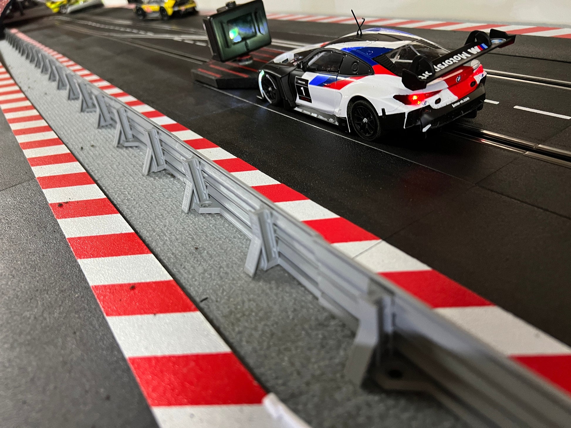 Slotcar Carrera Werbebande 124 132 Rennbahn-Dekoration Bahndeko Carrera Digital Slot Car Deko Diorama Schild Werbebande-Leitplanke 10x