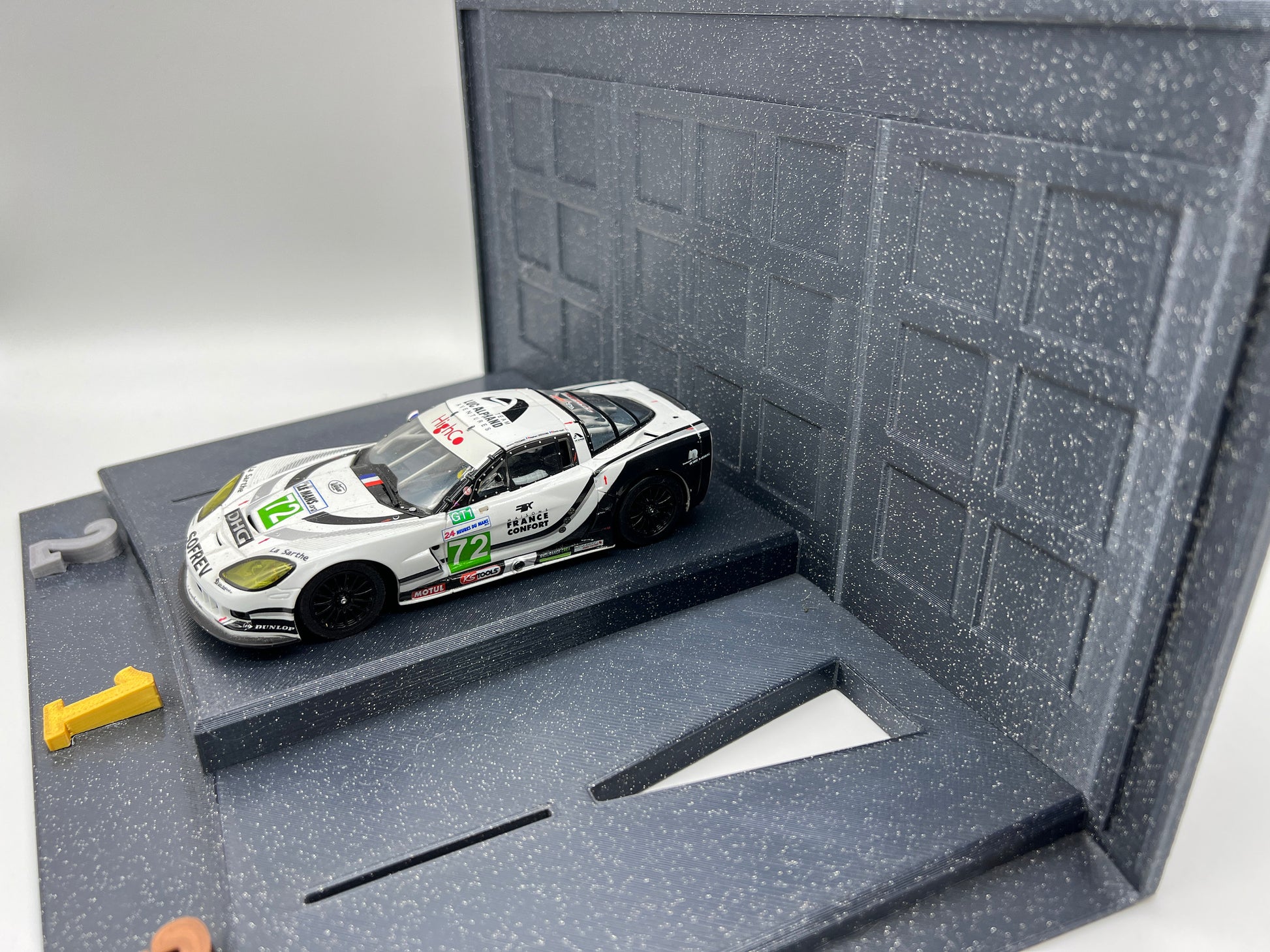 Slotcar Siegerehrung Siegerpodest für 1:32 Carrera Autos Aufsteller Halter Stand Podest Diorama Carrera Digital 132 Slot Car