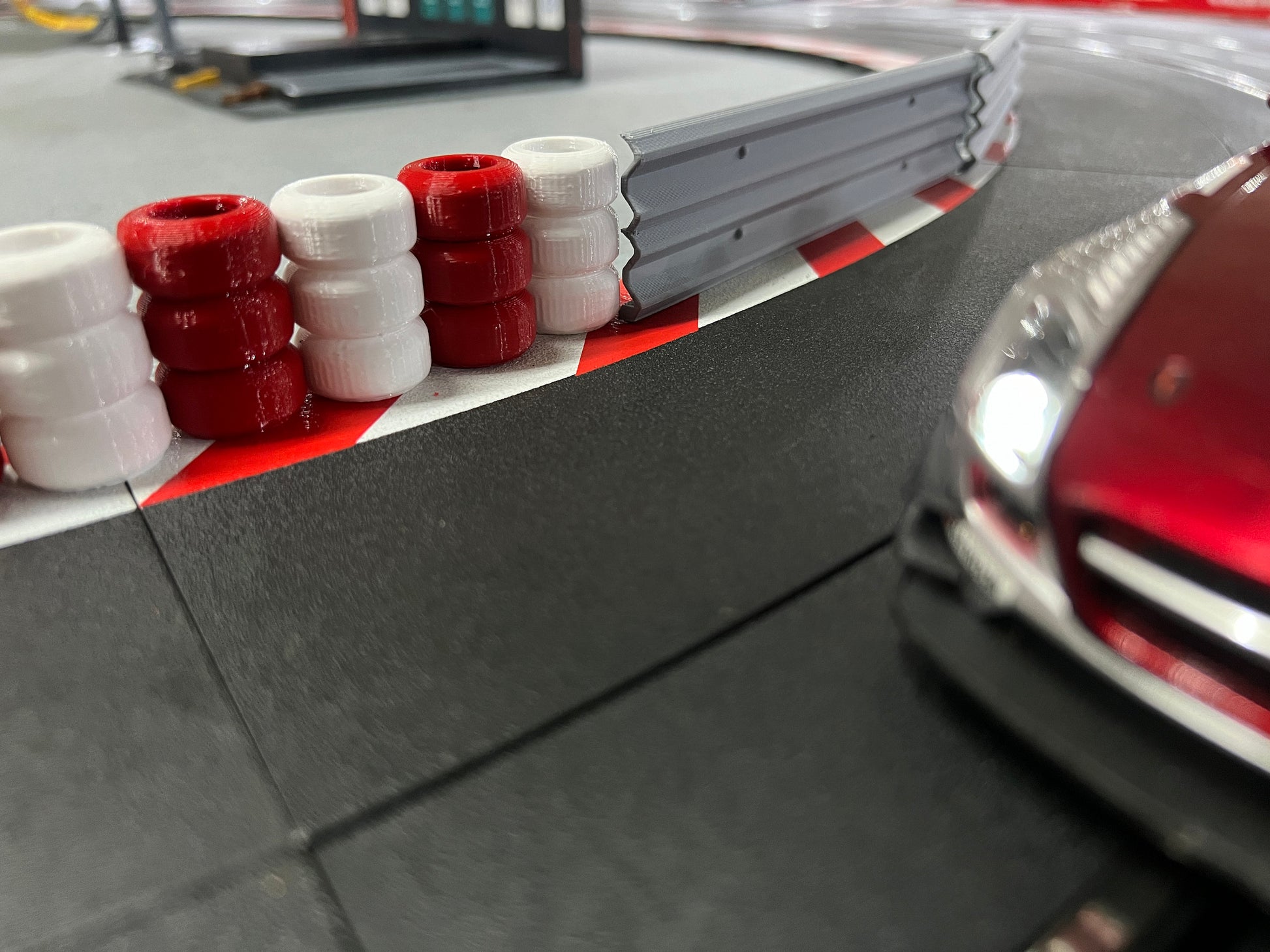 Slot Car Carrera Reifenstapel 124 132 Rennbahn-Dekoration Bahndeko Modellbau Diorama Slotcar Absperrung 20x